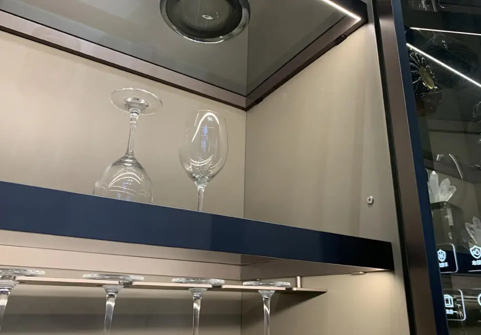Современный дизайн винного шкафа