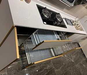 Современный глянцевый кухонный шкаф Модель № lq01