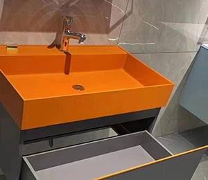 Пользовательские тщеславия ванной комнаты с нержавеющей стали шкаф