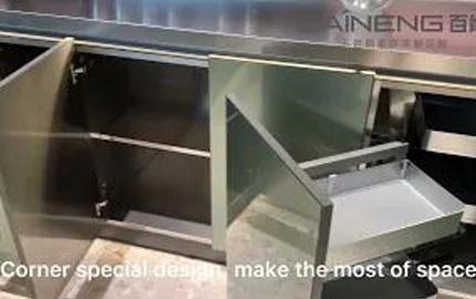 Зеленый кухонный шкаф Baineng с