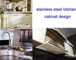 Как вы проектируйте кухонные шкафы из нержавеющей стали более практичными